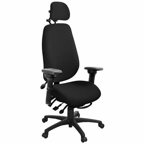 GeoCentric Chair Extra Tall Back Multi-tilt with Headrest