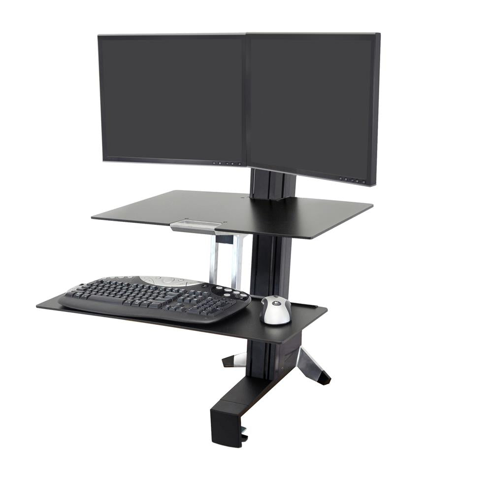 Ergotron WorkFit-S, Dual Workstation with Worksurface