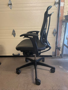 Nuova Contessa - Synchro-Tilt Task Chair with leather seat