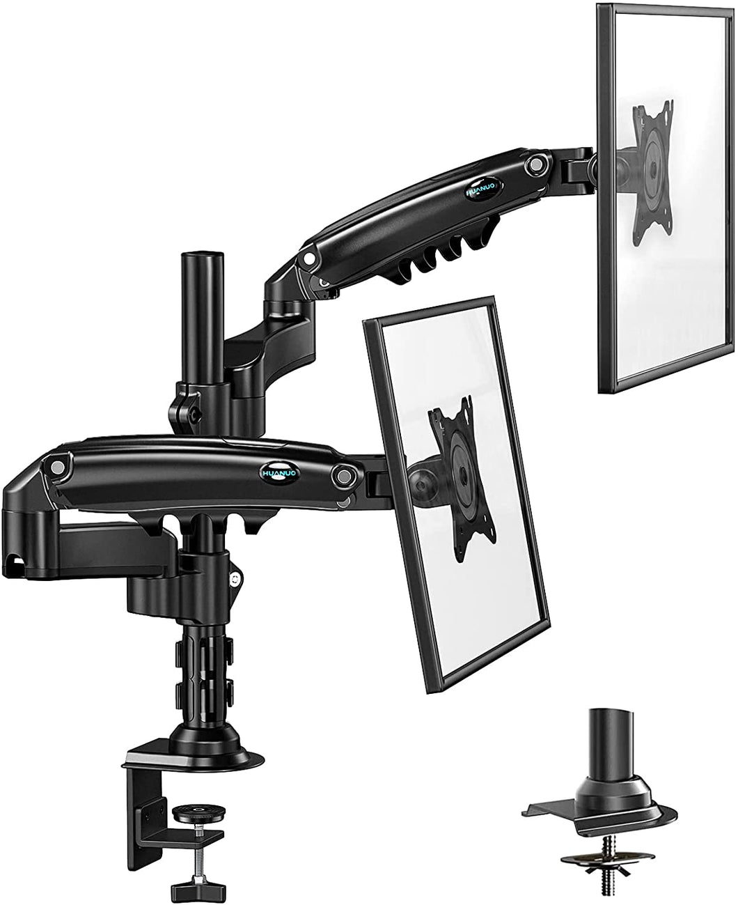 HUANUO Dual Monitor Stand - Height Adjustable