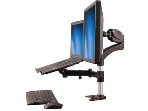 Monitor Arm with Laptop Stand