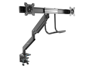 Dual Monitor Arm with USB and Audio