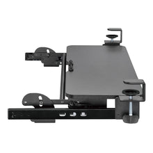 Load image into Gallery viewer, Height Adjustable Clamp-On Keyboard Tray