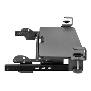 Height Adjustable Clamp-On Keyboard Tray