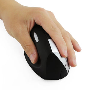 Wireless Left-Hand Vertical Optical Mouse 2.4Ghz 1600DPI Ajustable Ergonomic Wrist Protecting Mice Left Hand Sem Fio Rato