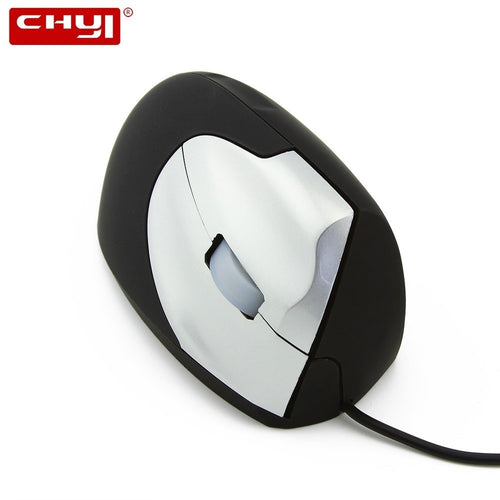 CHYI Vertical Ergonomic Computer Mouse 3D Optical Sensor Wired Stand PC Mause 1600 DPI Upright Usb Cable Mice For Laptop Macbook